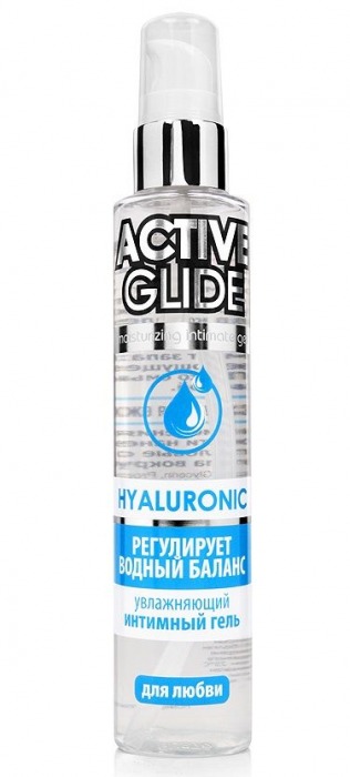 Увлажняющий интимный гель Active Glide Hyaluronic - 100 гр. - Биоритм - купить с доставкой в Новороссийске