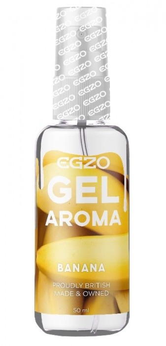 Интимный лубрикант EGZO AROMA с ароматом банана - 50 мл. - EGZO - купить с доставкой в Новороссийске