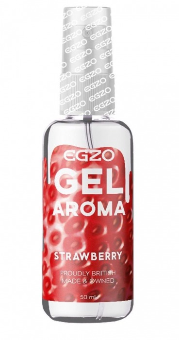 Интимный лубрикант EGZO AROMA с ароматом клубники - 50 мл. - EGZO - купить с доставкой в Новороссийске