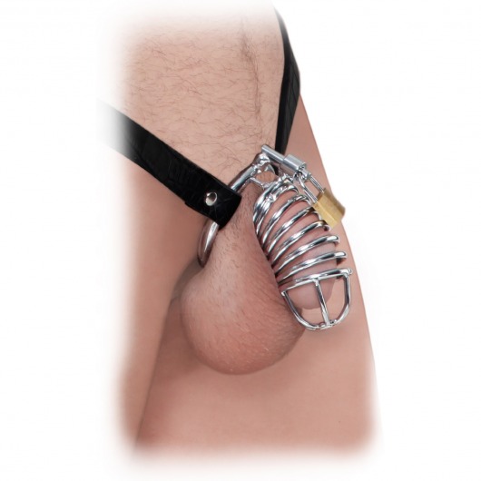 Кольцо верности Extreme Chastity Belt с фиксацией головки - Pipedream - купить с доставкой в Новороссийске