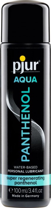 Лубрикант на водной основе с пантенолом pjur AQUA Panthenol - 100 мл. - Pjur - купить с доставкой в Новороссийске