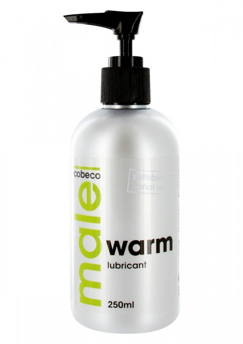 Лубрикант с согревающим эффектом MALE Cobeco Warm Lubricant - 250 мл. - Cobeco - купить с доставкой в Новороссийске