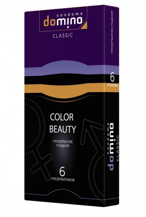 Разноцветные презервативы DOMINO Colour Beauty - 6 шт. - Domino - купить с доставкой в Новороссийске