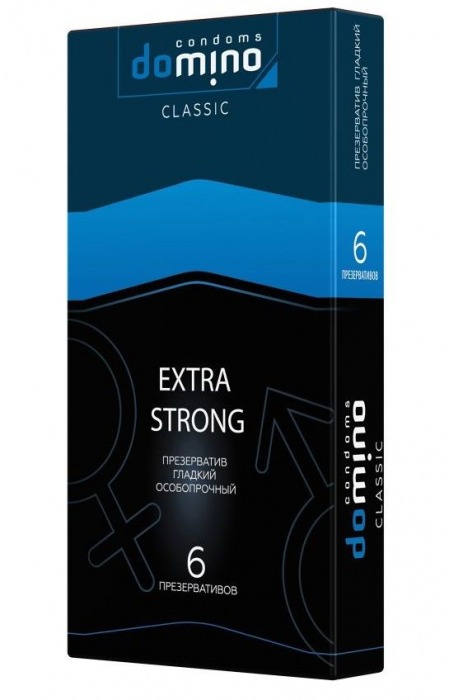 Суперпрочные презервативы DOMINO Extra Strong - 6 шт. - Domino - купить с доставкой в Новороссийске