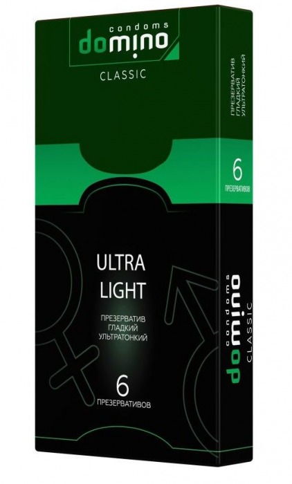 Супертонкие презервативы DOMINO Ultra Light - 6 шт. - Domino - купить с доставкой в Новороссийске