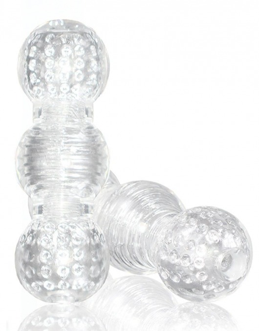 Прозрачный фигурный мастурбатор Master Stroker - Blush Novelties - в Новороссийске купить с доставкой