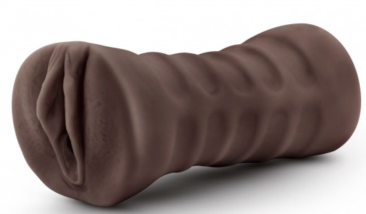 Коричневый мастурбатор-вагина Hot Chocolate Brianna - Blush Novelties - в Новороссийске купить с доставкой