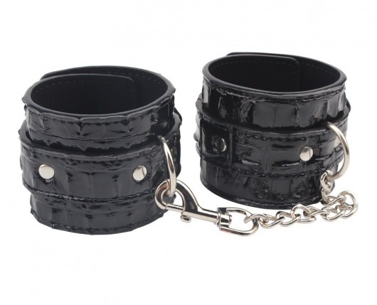 Черные наручники Surrender Wrist Restraints - Chisa - купить с доставкой в Новороссийске