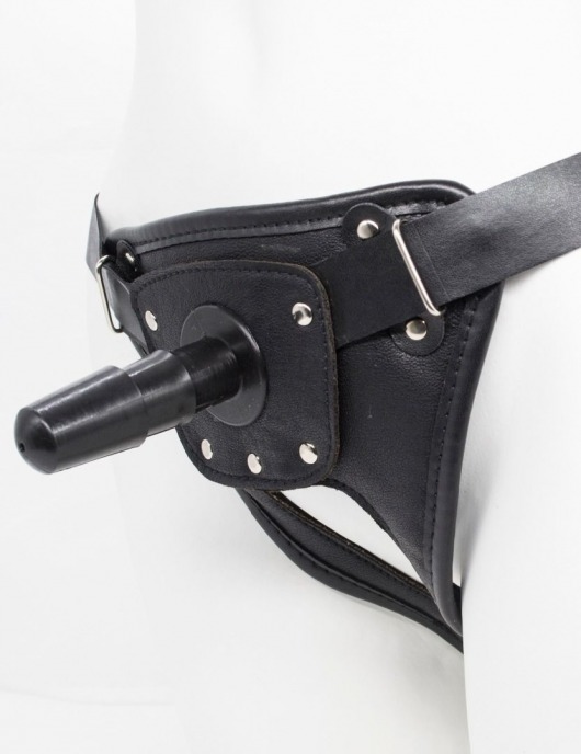 Черный пояс для насадок CLASS STRAP Restyling - LOVETOY (А-Полимер) - купить с доставкой в Новороссийске