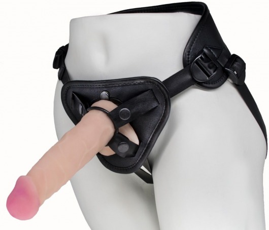 Пояс харнесс BEST UNI strap с 2 сменными насадками - 18,5 и 16 см. - LOVETOY (А-Полимер) - купить с доставкой в Новороссийске