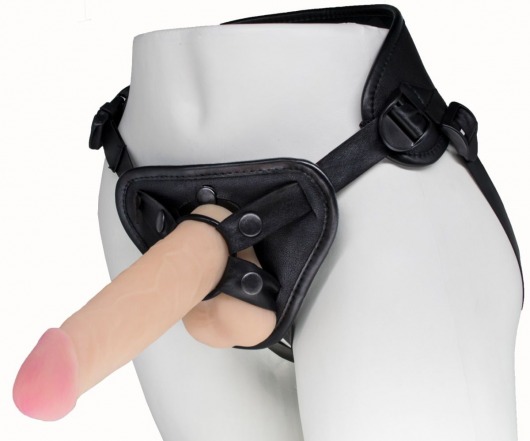 Пояс харнесс BEST UNI strap с 2 насадками - 18 и 22 см. - LOVETOY (А-Полимер) - купить с доставкой в Новороссийске