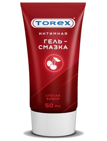 Смазка на водной основе TOREX  Спелая вишня  - 50 мл. - Torex - купить с доставкой в Новороссийске