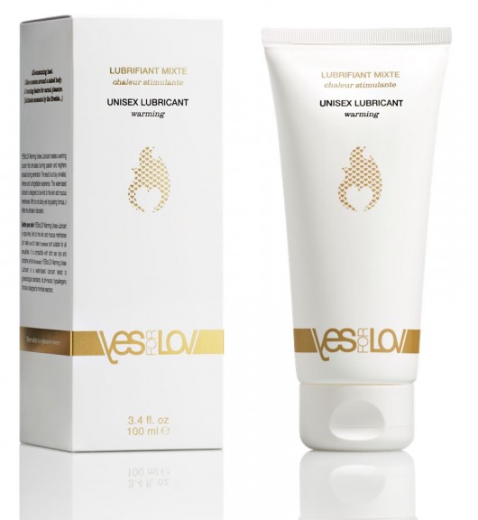Лубрикант на водной основе с согревающим эффектом Warming Unisex Lubricant - 100 мл. - YESforLOV - купить с доставкой в Новороссийске