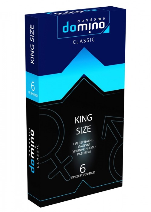 Презервативы увеличенного размера DOMINO Classic King size - 6 шт. - Domino - купить с доставкой в Новороссийске