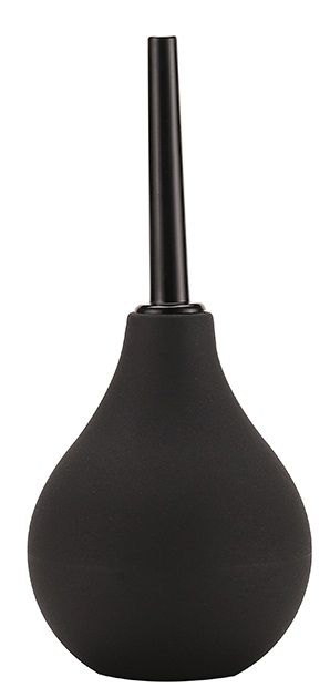 Черный анальный душ ANAL DOUCHE с прямым наконечником - Dream Toys - купить с доставкой в Новороссийске