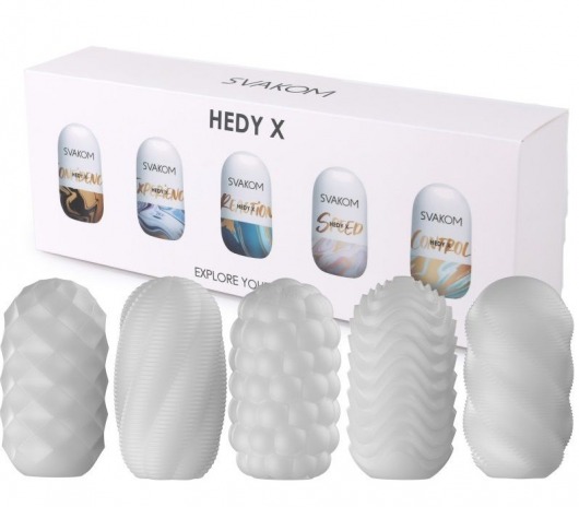 Набор из 5 мастурбаторов Hedy X5 Mixed - Svakom - в Новороссийске купить с доставкой