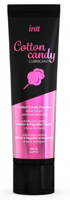 Интимный гель на водной основе Cotton Candy Lubricant - 100 мл. - INTT - купить с доставкой в Новороссийске
