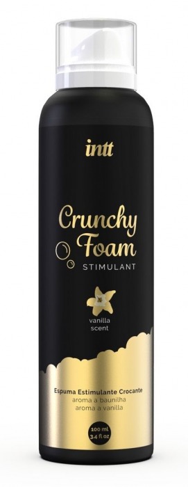 Пенка для массажа Crunchy Foam Stimulant Vanilla - 100 мл. - INTT - купить с доставкой в Новороссийске