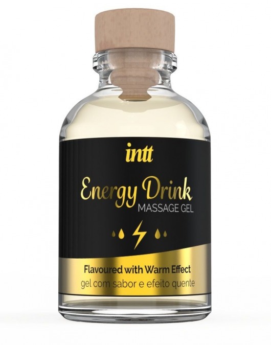 Массажный гель с согревающим эффектом Energy Drink - 30 мл. - INTT - купить с доставкой в Новороссийске