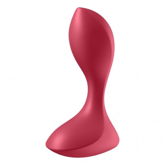 Красный вибромассажёр простаты Satisfyer Backdoor Lover - 14 см. - Satisfyer - в Новороссийске купить с доставкой