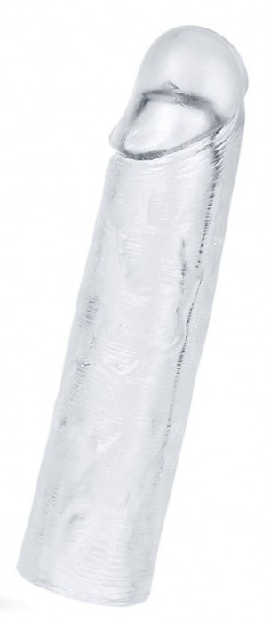 Прозрачная насадка-удлинитель Flawless Clear Penis Sleeve Add 1 - 15,5 см. - Lovetoy - в Новороссийске купить с доставкой