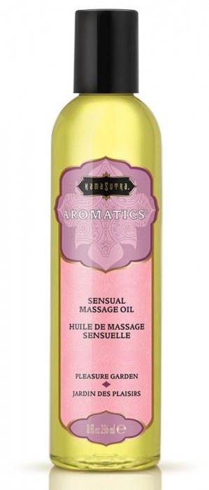 Массажное масло с цветочным ароматом Pleasure Garden - 236 мл. - Kama Sutra - купить с доставкой в Новороссийске