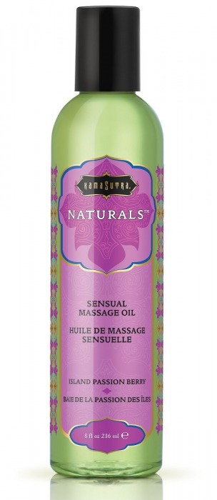 Массажное масло Naturals Island Passion Berry с ароматом тропических фруктов - 236 мл. - Kama Sutra - купить с доставкой в Новороссийске