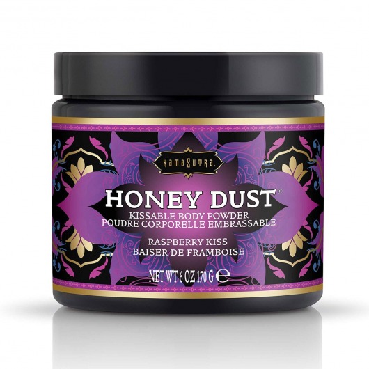 Пудра для тела Honey Dust Body Powder с ароматом малины - 170 гр. - Kama Sutra - купить с доставкой в Новороссийске