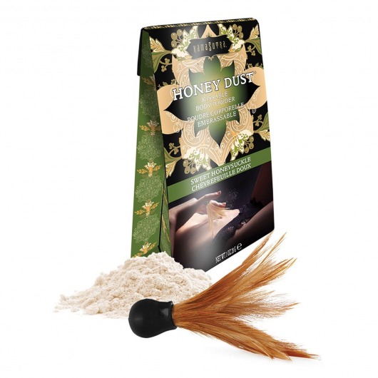 Пудра для тела Honey Dust Body Powder с ароматом жимолости - 28 гр. - Kama Sutra - купить с доставкой в Новороссийске