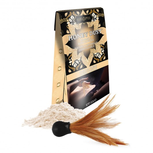 Пудра для тела Honey Dust Body Powder с ароматом ванили - 28 гр. - Kama Sutra - купить с доставкой в Новороссийске