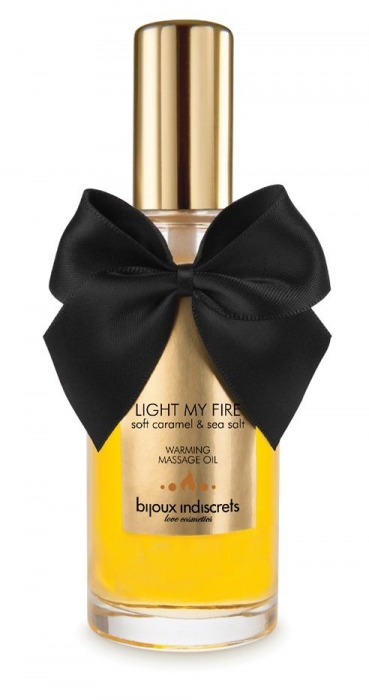 Массажное масло Light My Fire с ароматом карамели - 100 мл. - Bijoux Indiscrets - купить с доставкой в Новороссийске