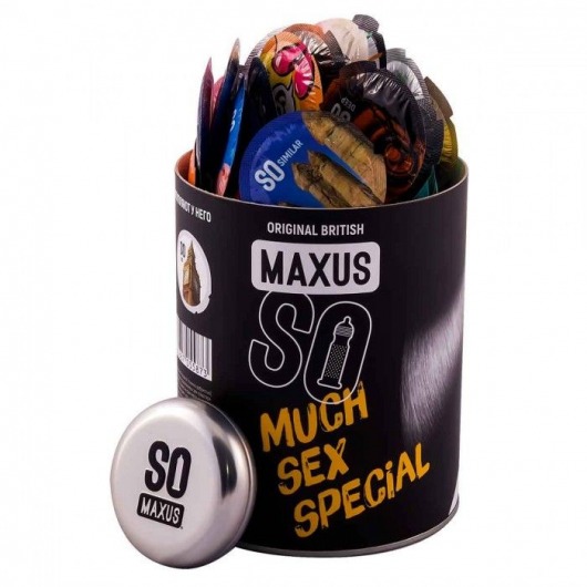Текстурированные презервативы в кейсе MAXUS So Much Sex - 100 шт. - Maxus - купить с доставкой в Новороссийске