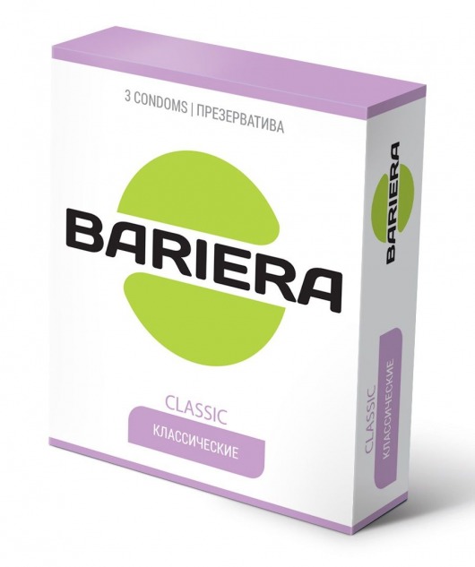Классические презервативы Bariera Classic - 3 шт. - Bariera - купить с доставкой в Новороссийске