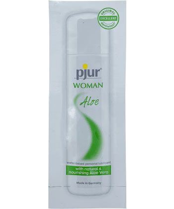 Лубрикант на водной основе pjur WOMAN Aloe - 2 мл. - Pjur - купить с доставкой в Новороссийске