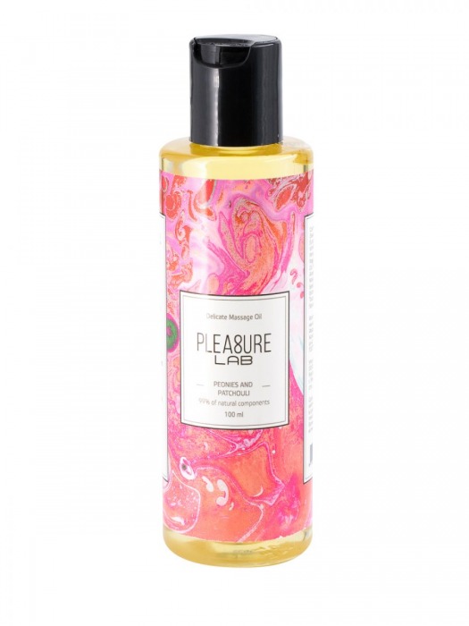 Массажное масло Pleasure Lab Delicate с ароматом пиона и пачули - 100 мл. - Pleasure Lab - купить с доставкой в Новороссийске