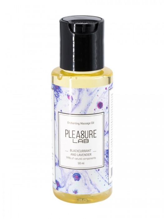 Массажное масло Pleasure Lab Enchanting с ароматом черной смородины и лаванды - 50 мл. - Pleasure Lab - купить с доставкой в Новороссийске