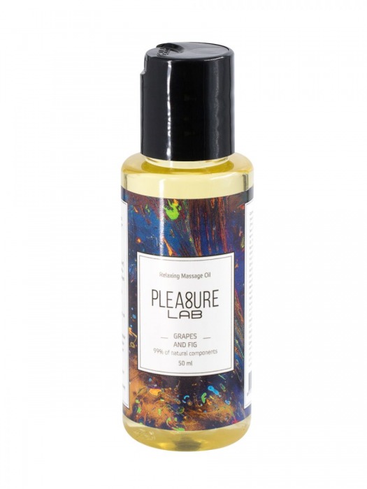 Массажное масло Pleasure Lab Relaxing с ароматом винограда и инжира - 50 мл. - Pleasure Lab - купить с доставкой в Новороссийске