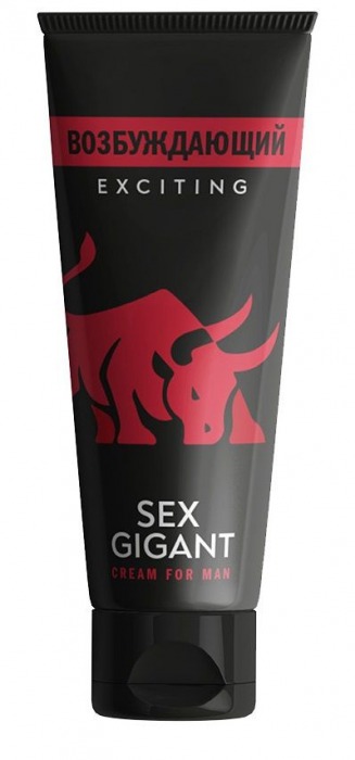 Возбуждающий крем для мужчин Sex Gigant - 80 мл. - Миагра - купить с доставкой в Новороссийске