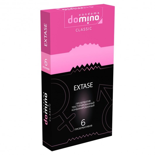 Презервативы с точками и рёбрышками DOMINO Classic Extase - 6 шт. - Domino - купить с доставкой в Новороссийске