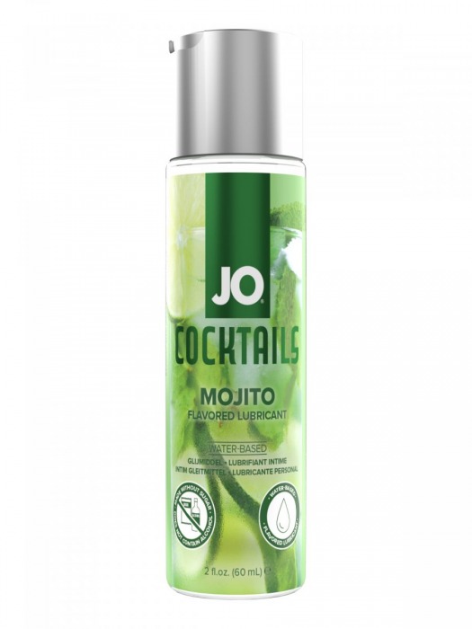 Вкусовой лубрикант на водной основе JO Cocktails Mojito - 60 мл. - System JO - купить с доставкой в Новороссийске