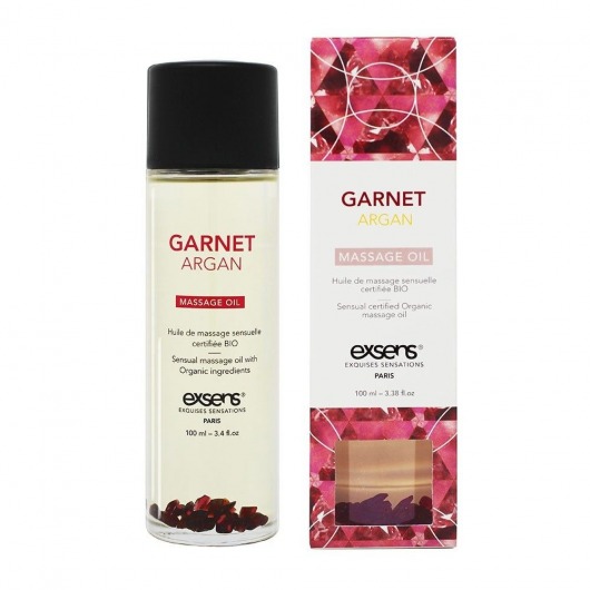 Органическое массажное масло GARNET ARGAN - 100 мл. - Exsens - купить с доставкой в Новороссийске