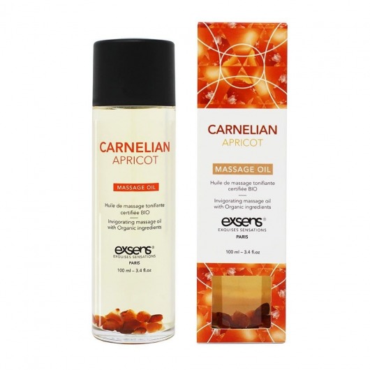 Органическое массажное масло CARNELIAN APRICOT - 100 мл. - Exsens - купить с доставкой в Новороссийске