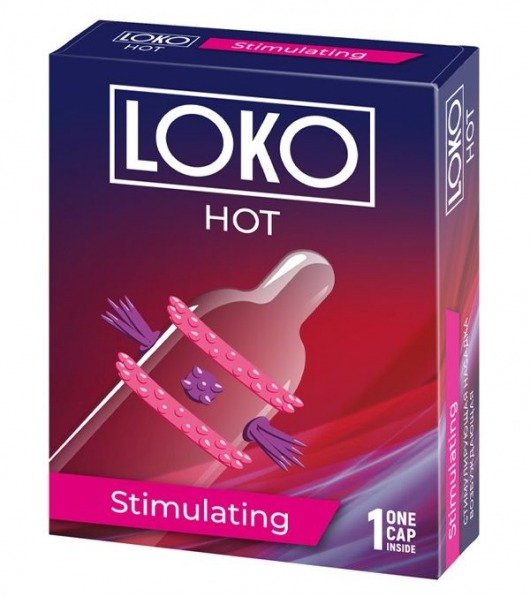 Стимулирующая насадка на пенис LOKO HOT с возбуждающим эффектом - Sitabella - в Новороссийске купить с доставкой