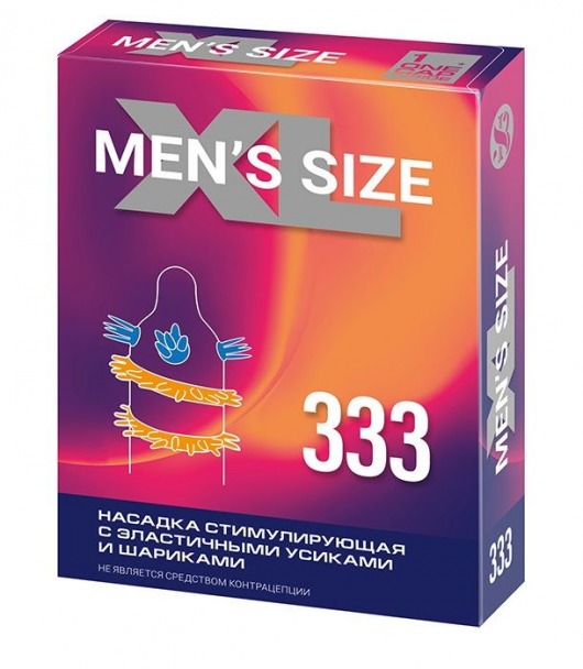Стимулирующая насадка на пенис MEN SIZE 333 - Sitabella - в Новороссийске купить с доставкой