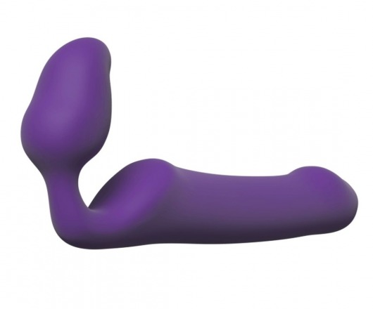 Фиолетовый безремневой страпон Queens L - Adrien Lastic - купить с доставкой в Новороссийске
