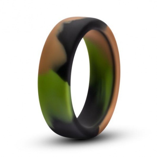Эрекционное кольцо камуфляжной расцветки Silicone Camo Cock Ring - Blush Novelties - в Новороссийске купить с доставкой