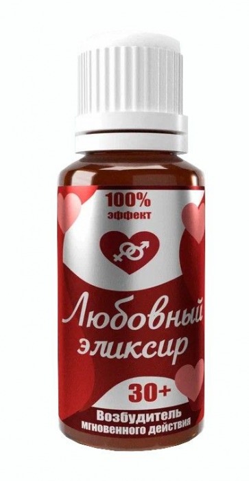 Возбудитель  Любовный эликсир 30+  - 20 мл. - Миагра - купить с доставкой в Новороссийске