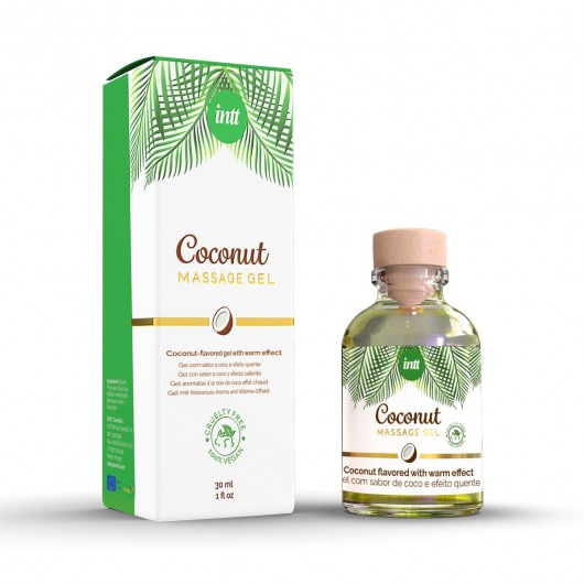 Массажный гель с ароматом кокоса Coconut - 30 мл. - INTT - купить с доставкой в Новороссийске