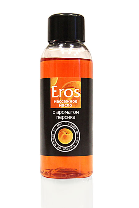 Массажное масло Eros exotic с ароматом персика - 50 мл. - Биоритм - купить с доставкой в Новороссийске