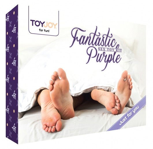 Эротический набор FANTASTIC PURPLE SEX TOY KIT - Toy Joy - купить с доставкой в Новороссийске